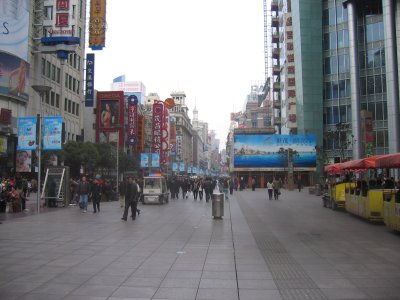 上海　南京路歩行街